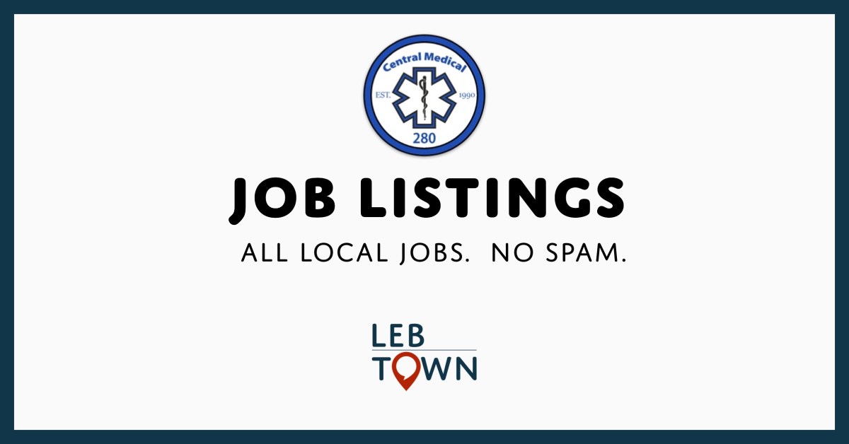 Lebanon County Job Listings: December 15, 2023